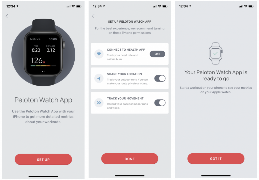 peloton iwatch