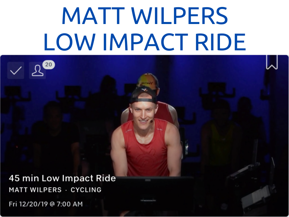 Matt Wilpers - Peloton added a - Matt Wilpers - Peloton